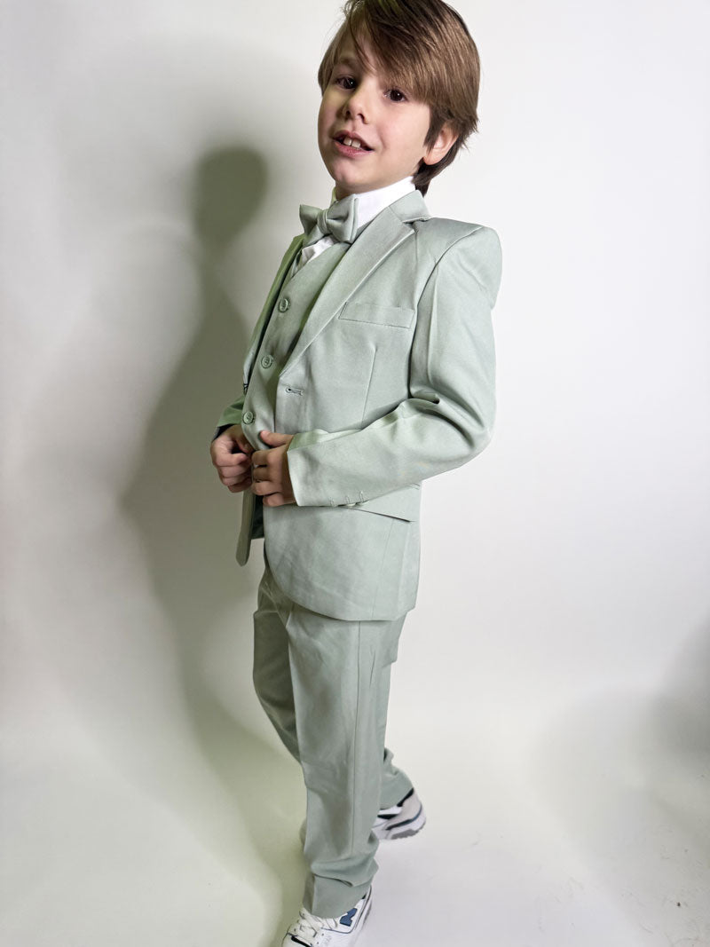 Complete children's suit glitter slim fit
