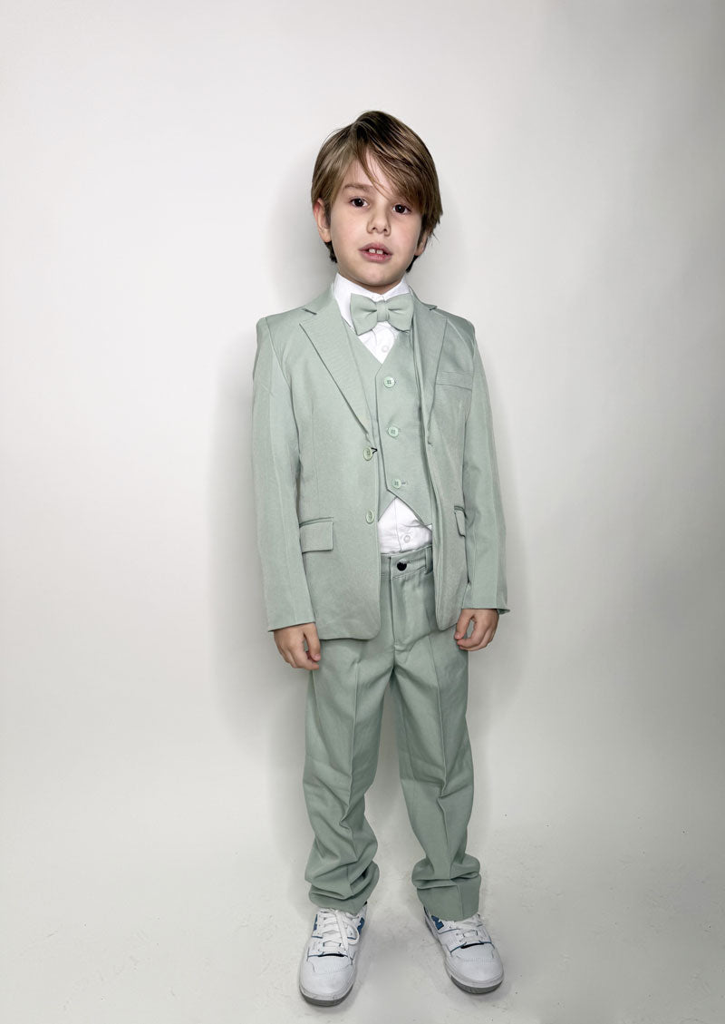 Complete children's suit glitter slim fit