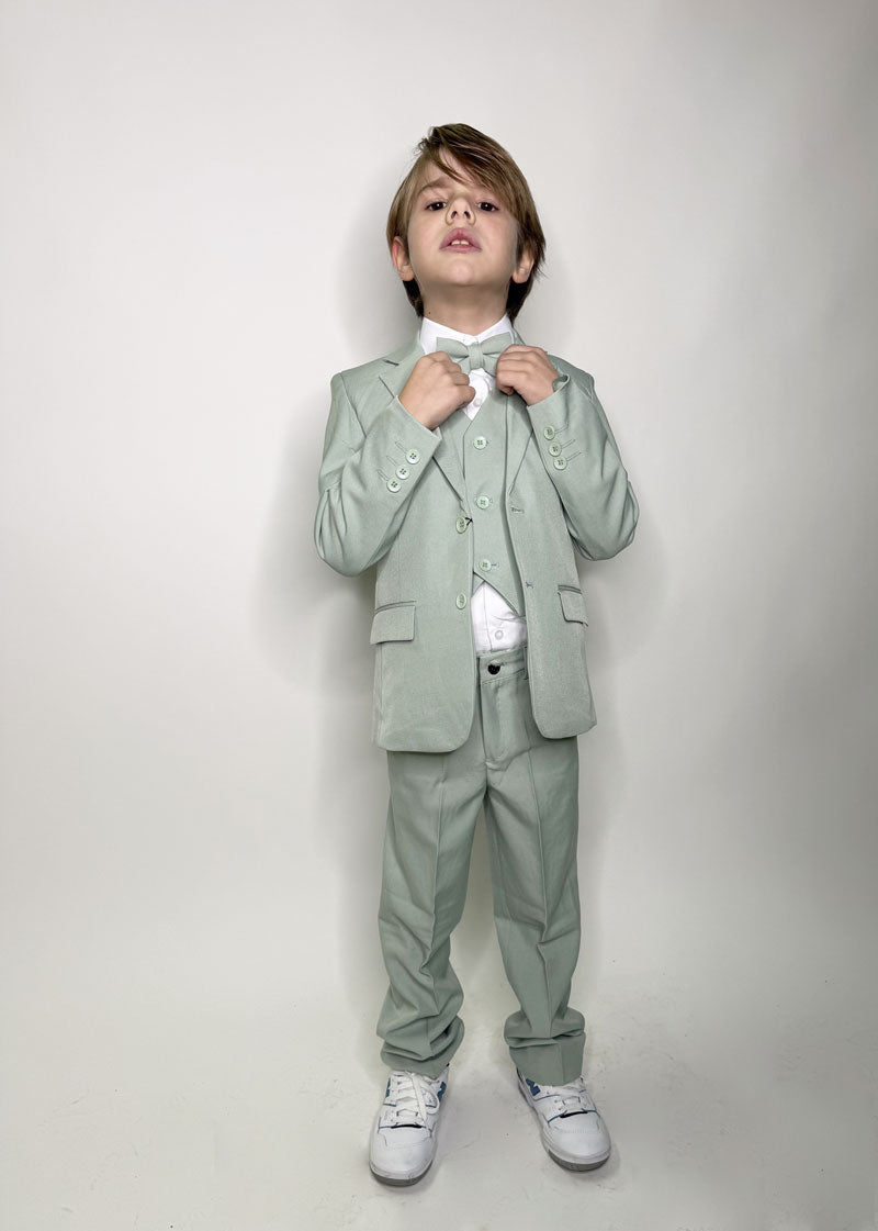 Complete children's suit glitter slim fit
