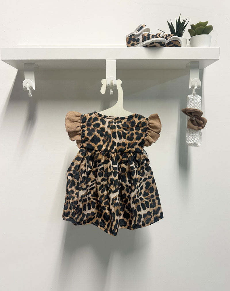 Completo Neonata Animalier scarpine