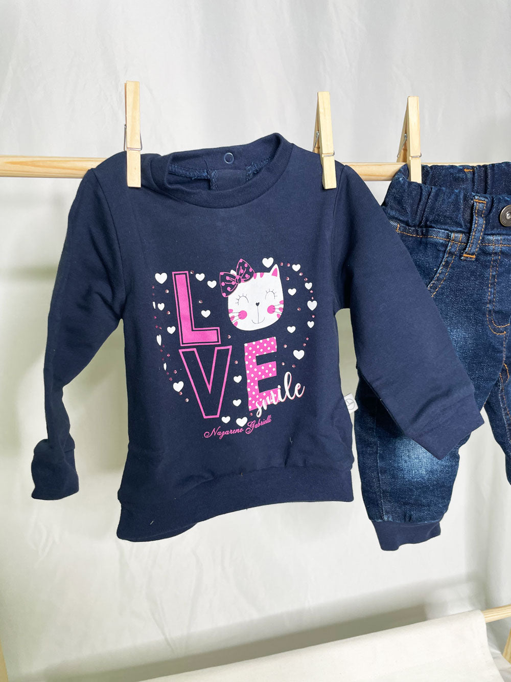 Baby Love blue plush set
