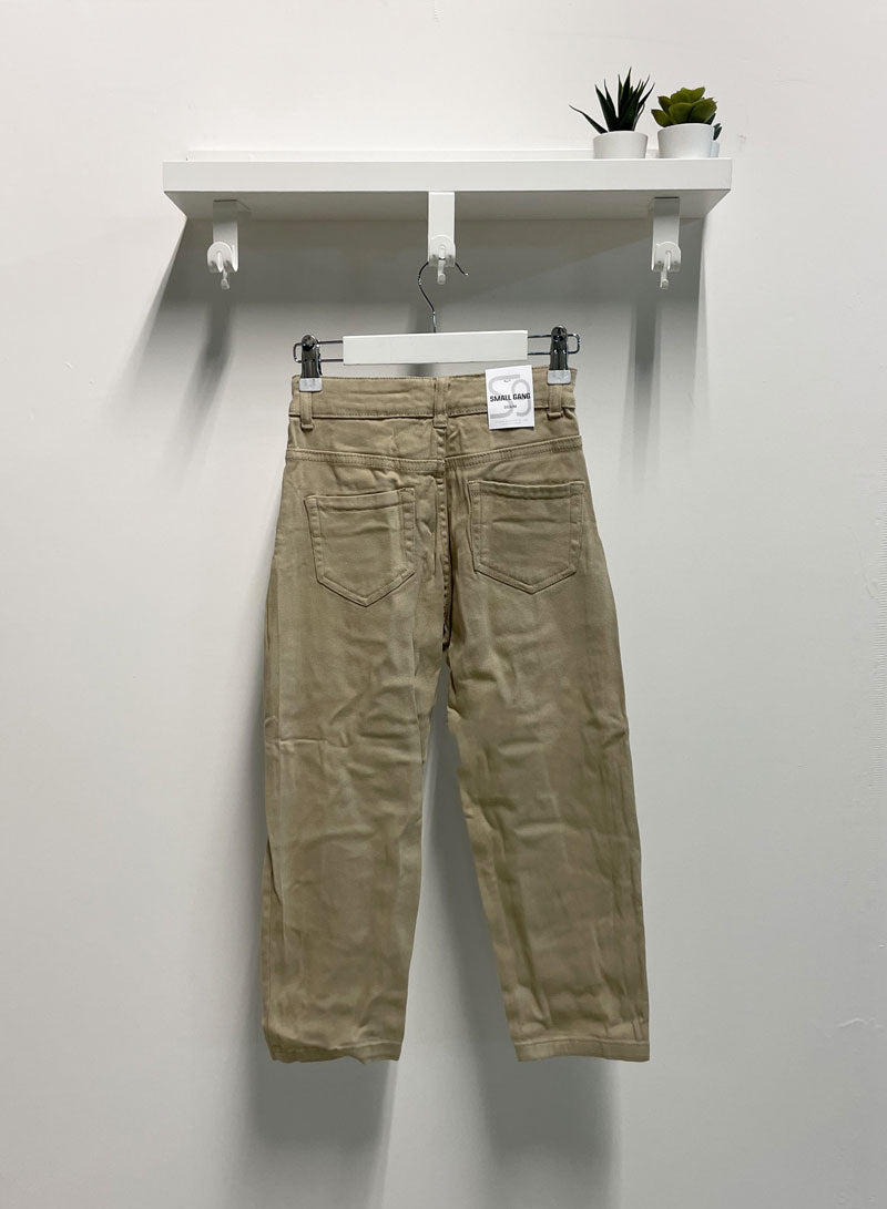 Pantalone Bambino Destroyed beige