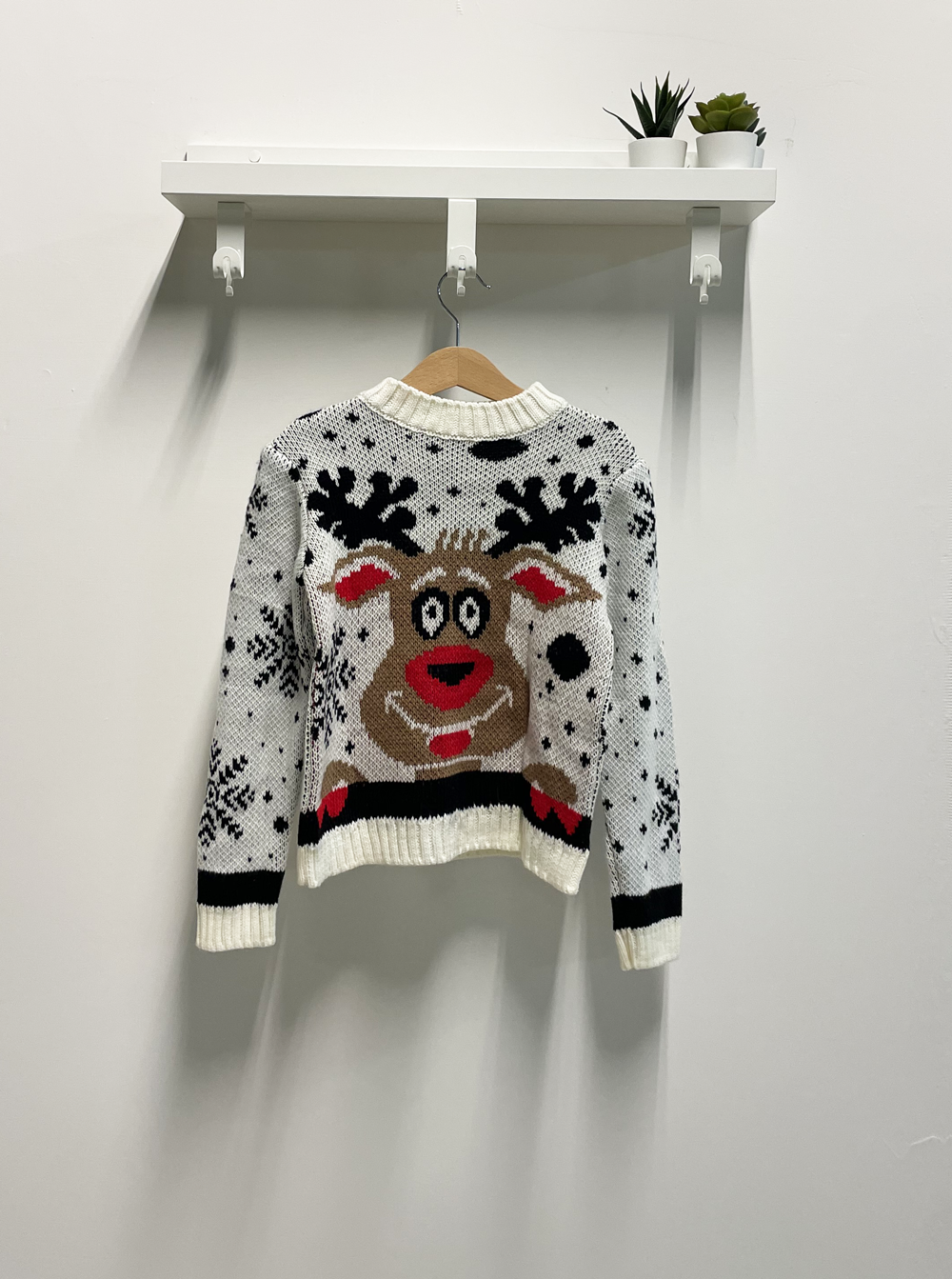 Maglioncino Bambino renna bianco