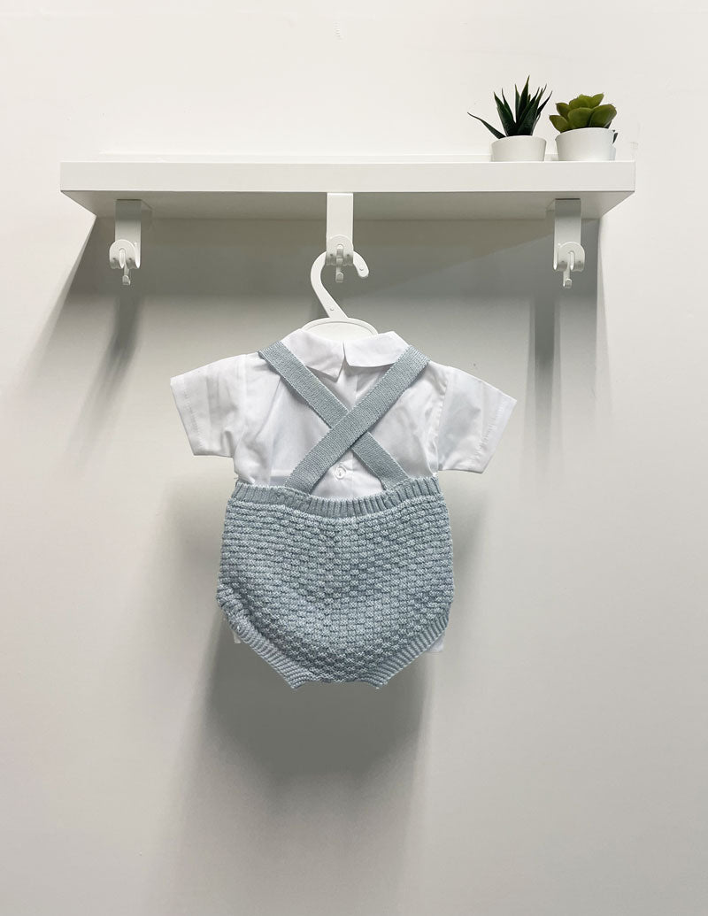 Newborn Baby Romper Set Embroidered Knitted Romper