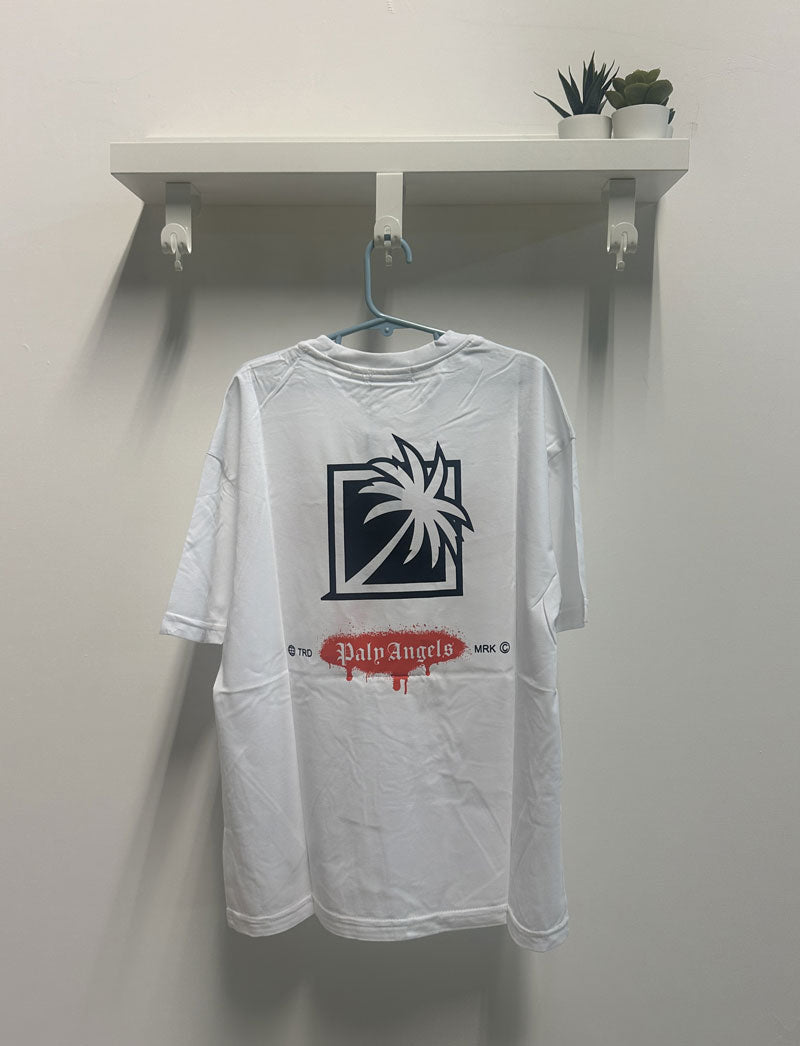 T-shirt Bambino Palm bianca