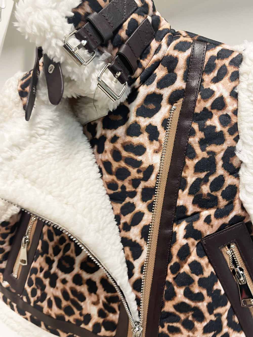 Sleeveless Girl Jungle animalier teddy bear