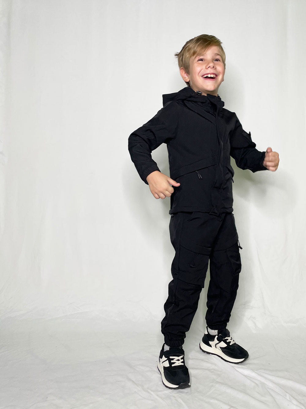 Black military suit children's complete