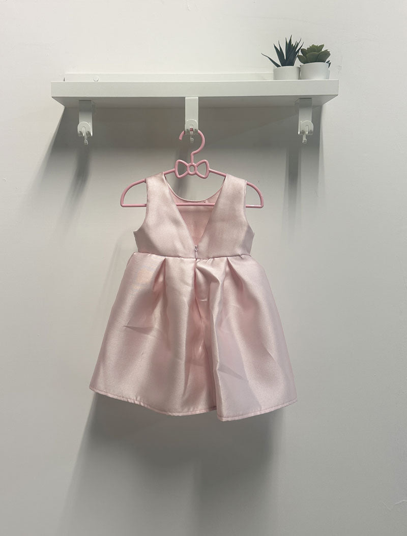 Abito Neonata Fiocco Elegante rosa