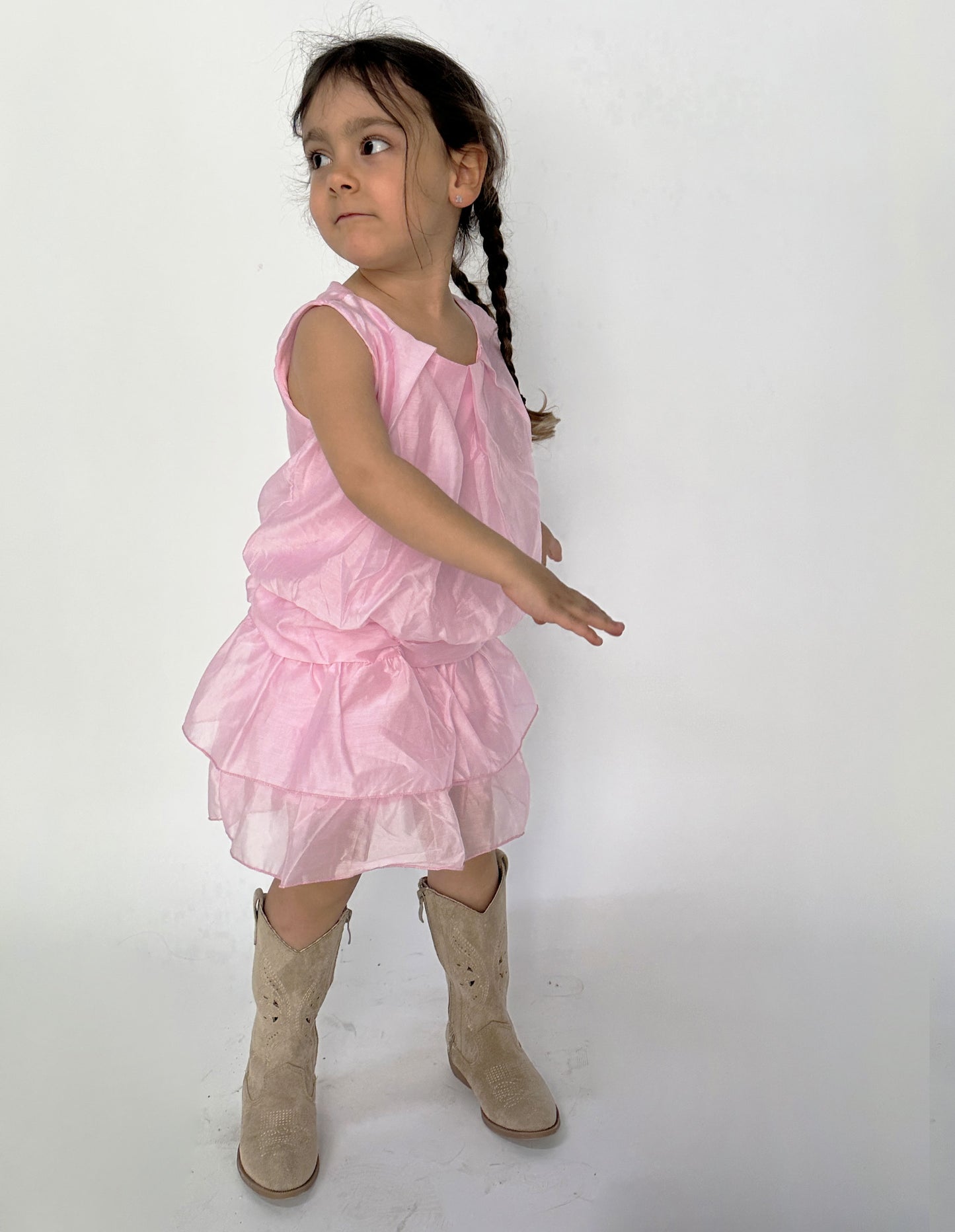 Abito Bambina Tulle rosa