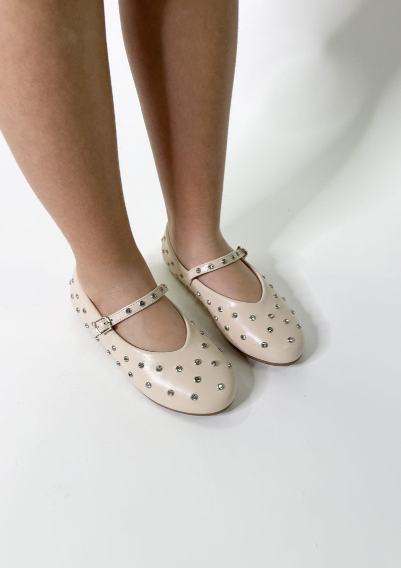 Ballerina Bambina strasS beige