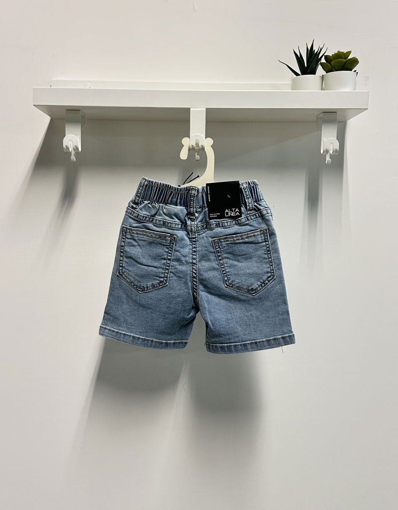 Bermuda Neonato denim lavè