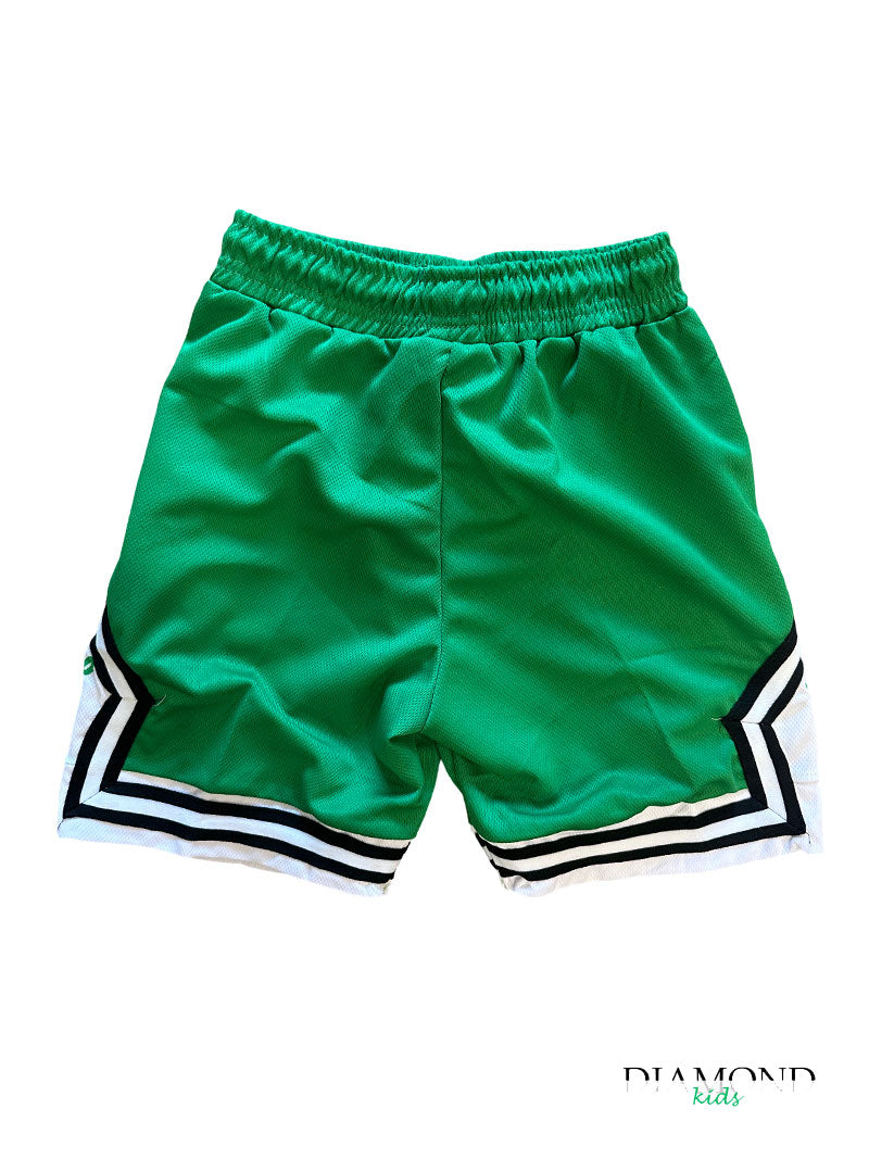 Bermuda Bambino Basket verde