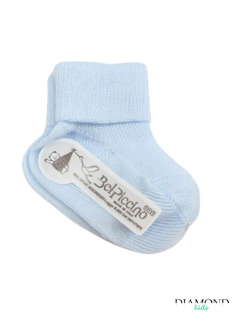 Calzino Neonato Bel Piccino azzurro