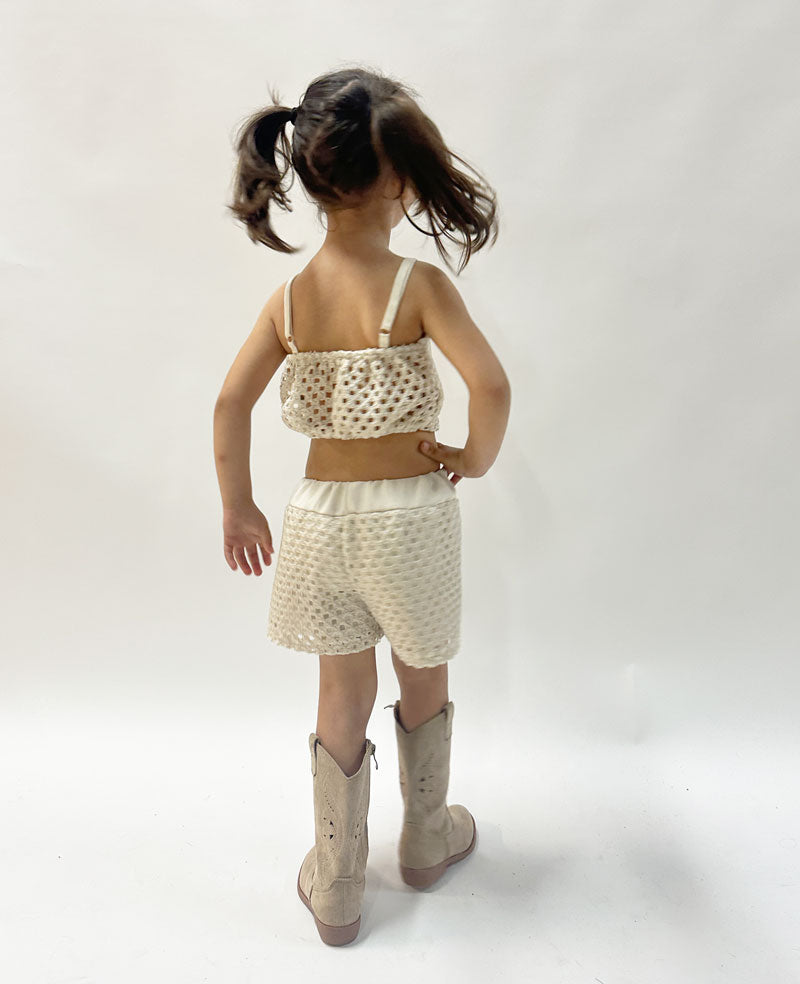 Completo Neonata Glamour beige