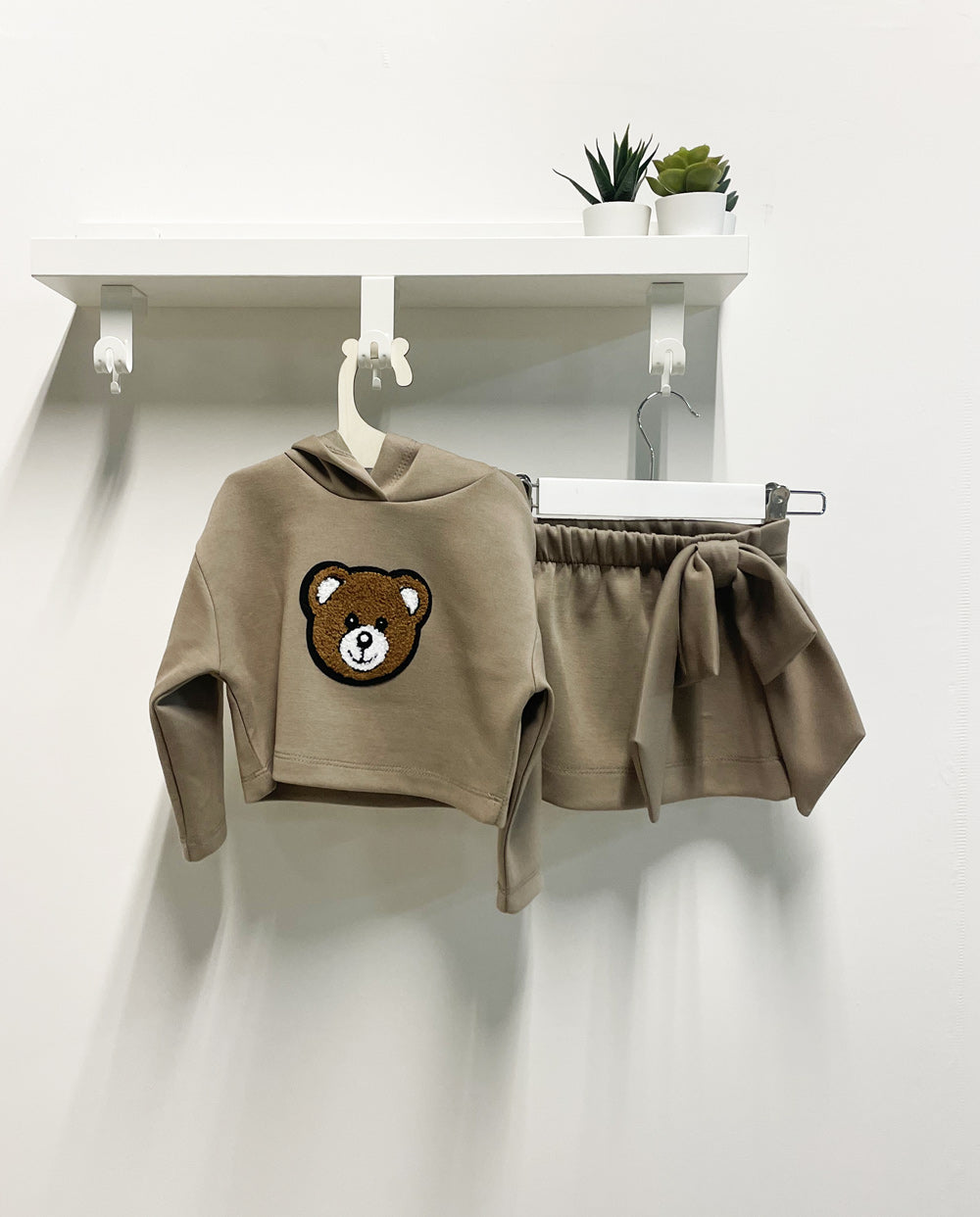 Completo Neonata Teddy Bear beige