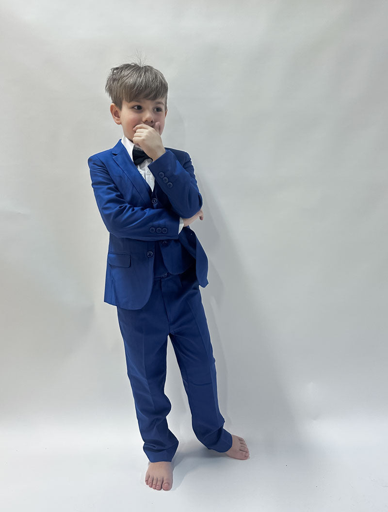 Complete children's suit glitter slim fit