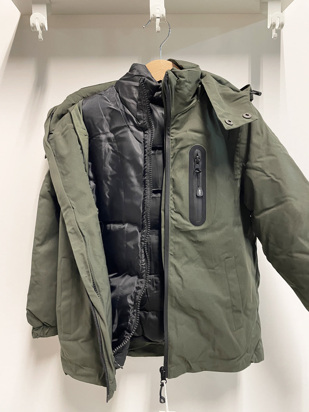 3 in 1 Green Kids Jacket