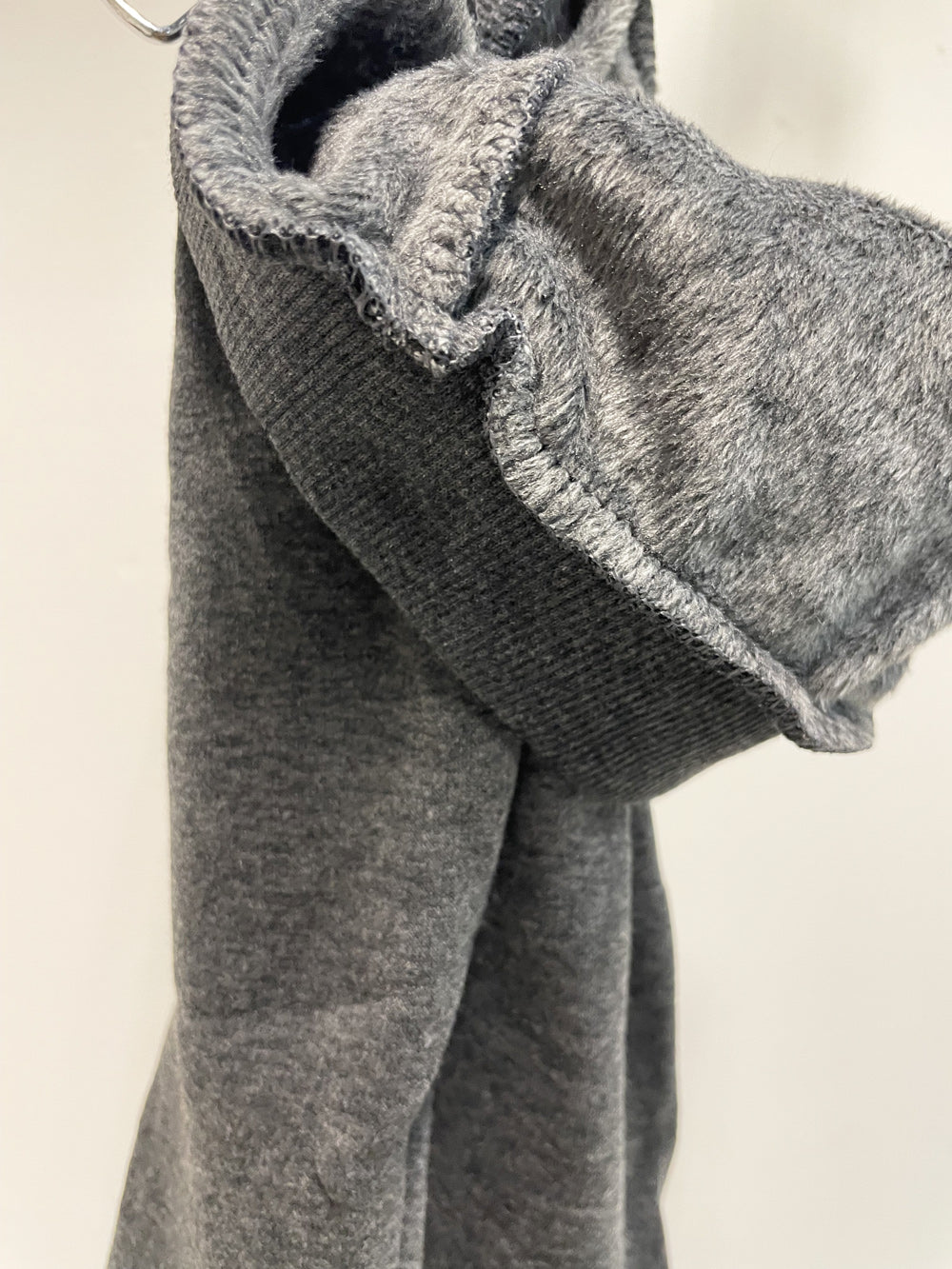 Baby Leggings Hearts Plush Grey
