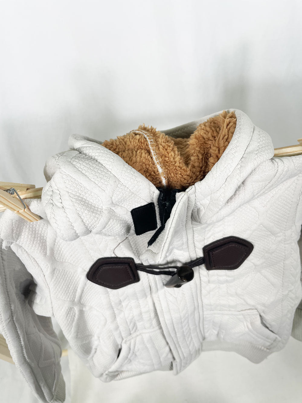 Baby Alamaro Fleece Jacket Light Grey