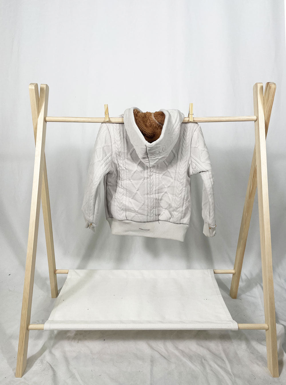 Baby Alamaro Fleece Jacket Light Grey