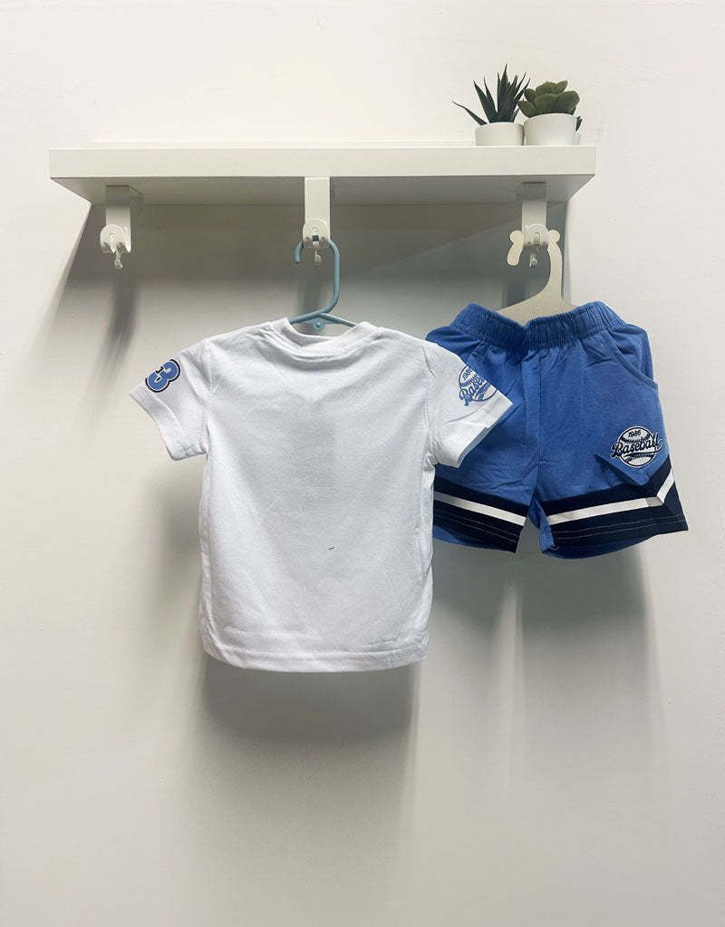 Completo Bambino New York blu bianco