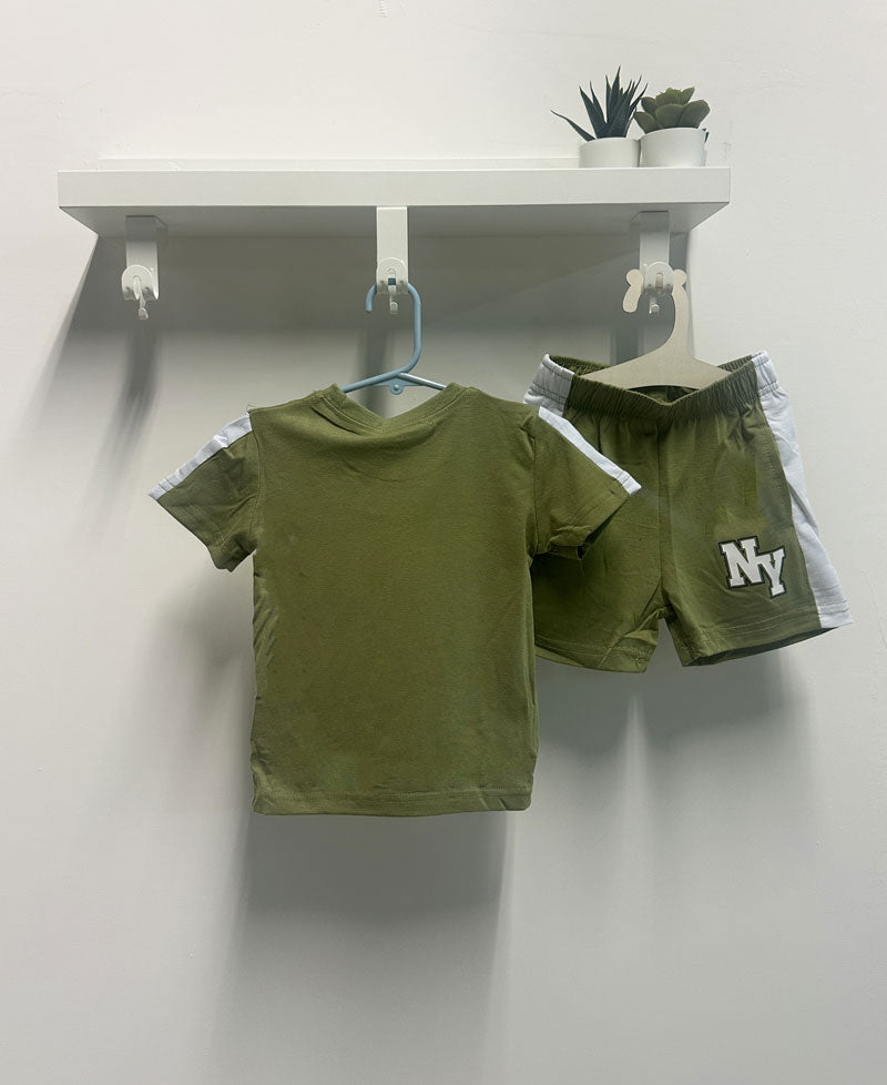 Completo Bambino NY verde