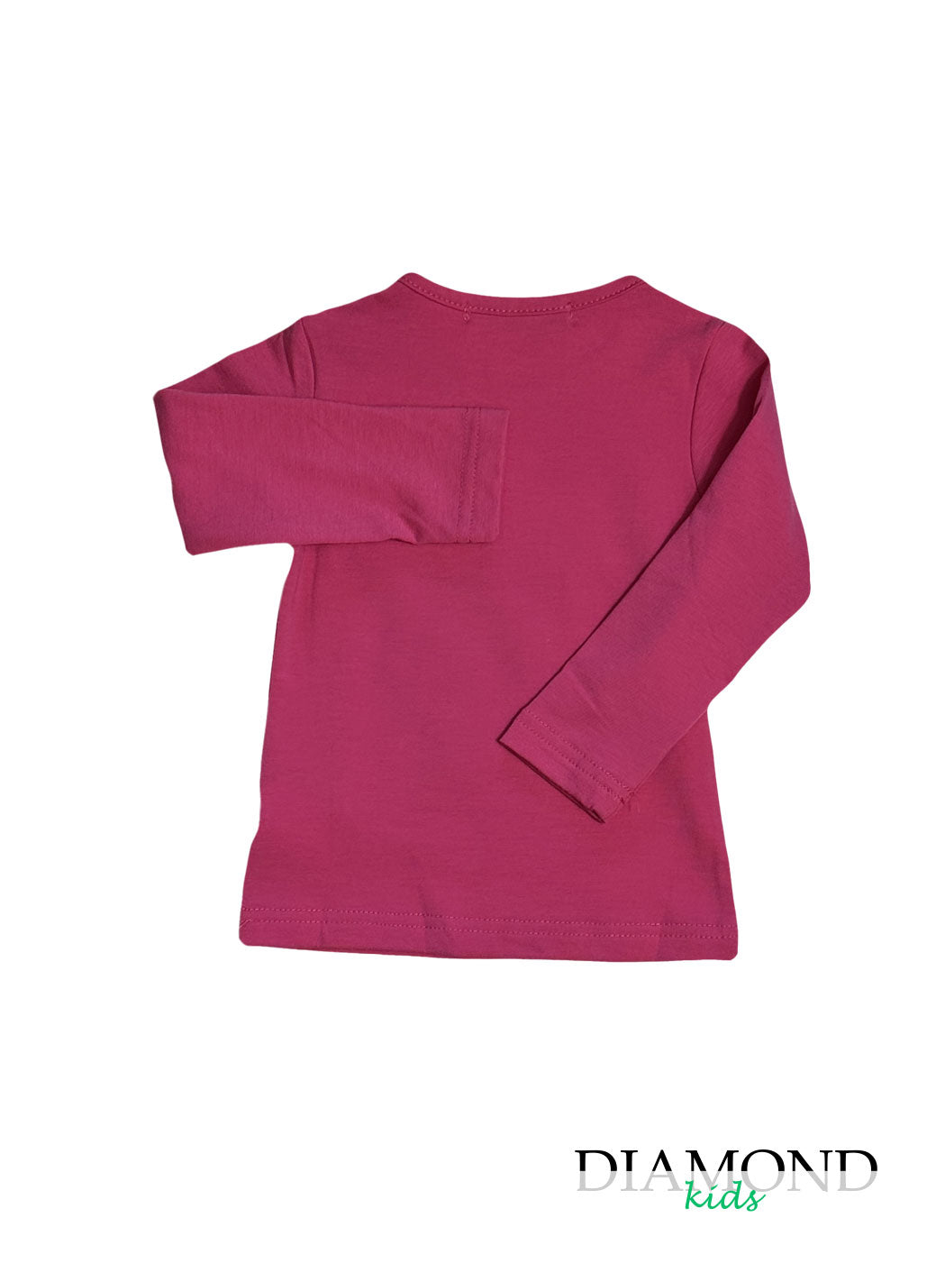 T-shirt Neonata Mini Orso fucsia