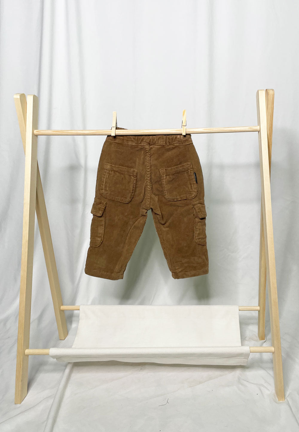 Brown corduroy trousers