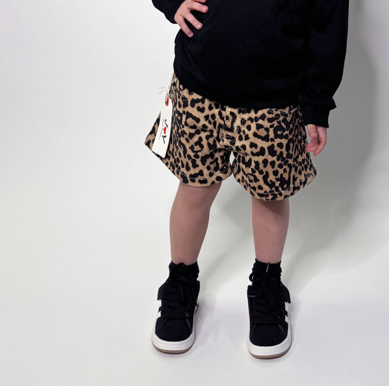 Shorts Bambina Animalier Jungle maculato