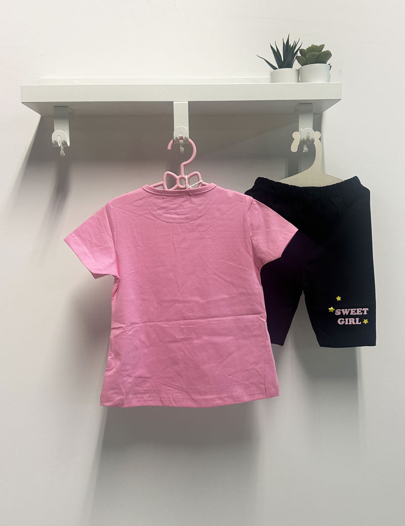 Completo Bambina Sweet Unicorn rosa