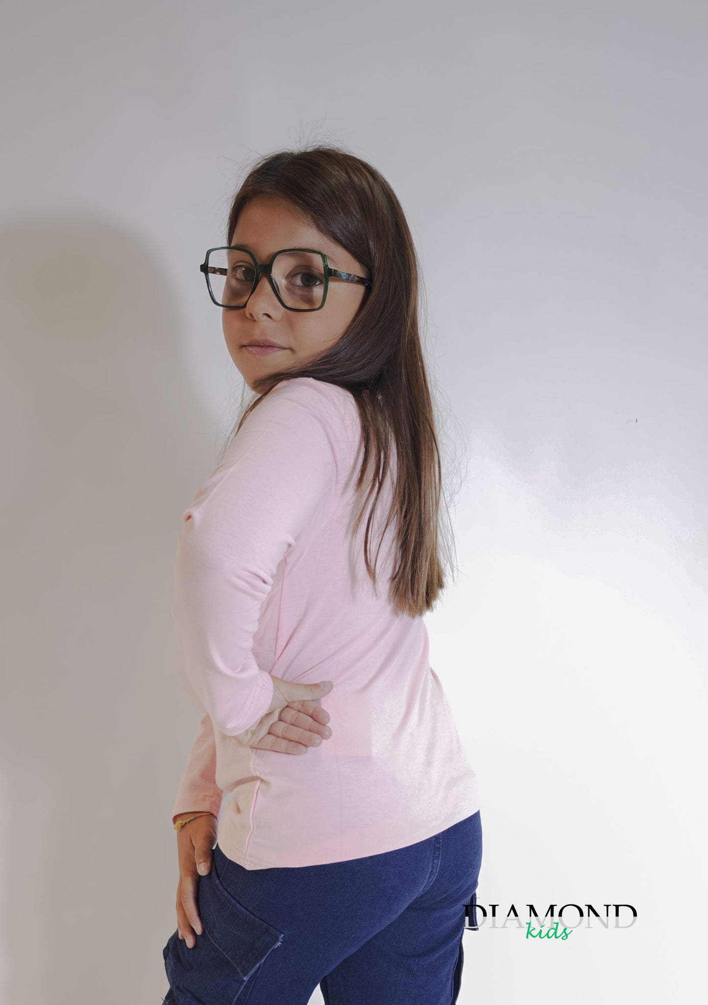 T-shirt Bambina Balze rosa