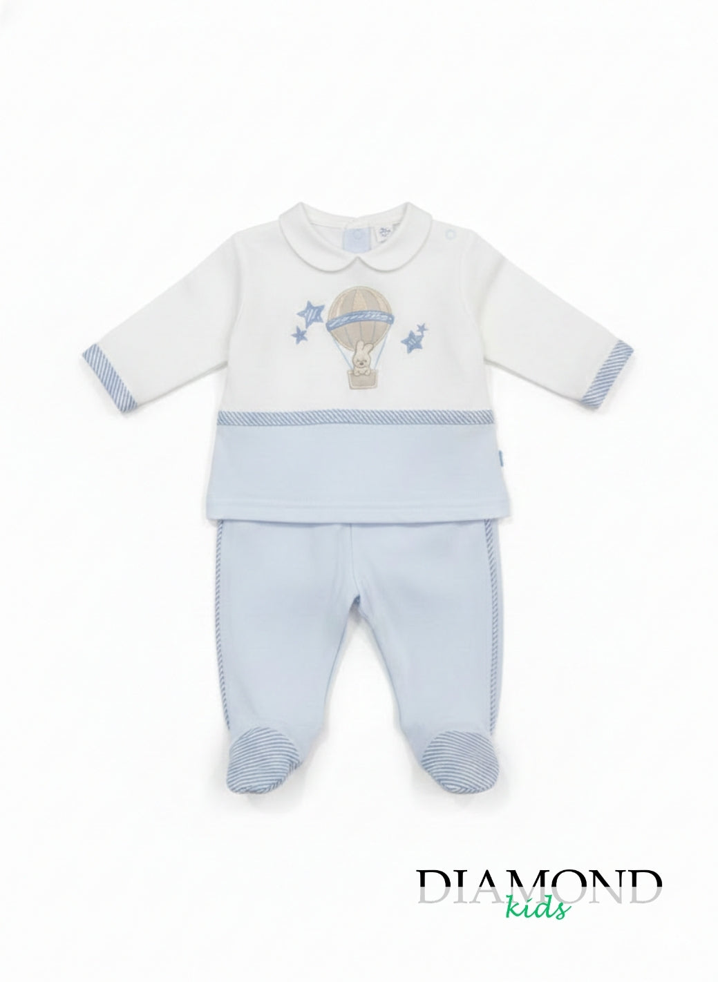 Clinico Neonato Sommaruga Mongolfiera bianco e celeste