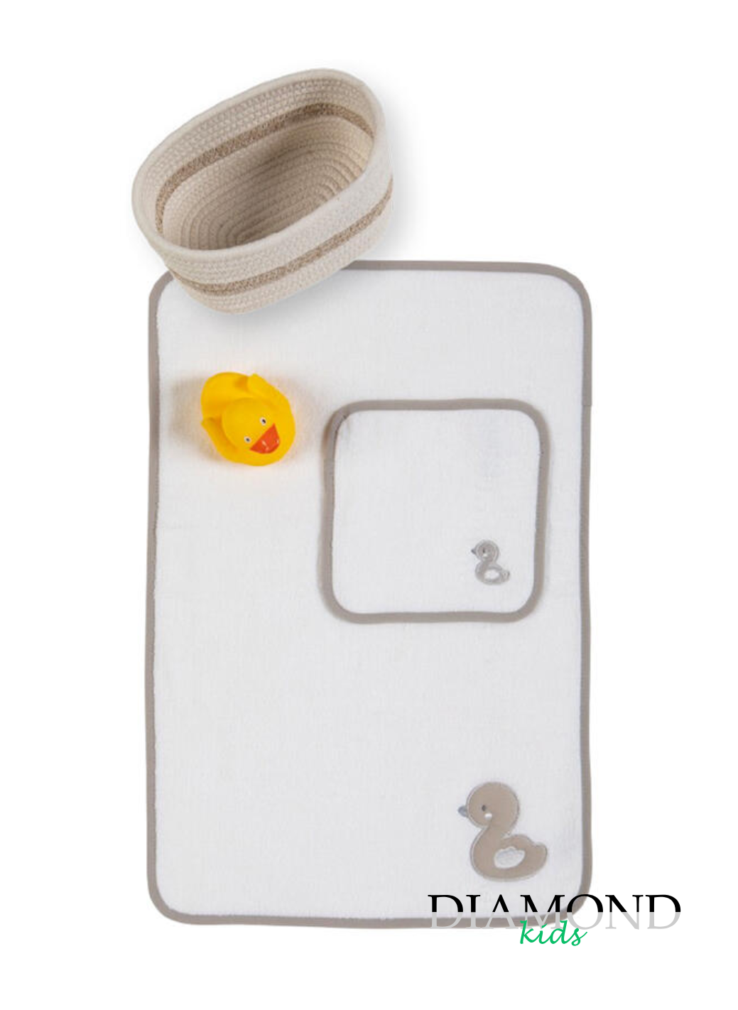 Kit bagnetto Bruco Bruco Paperella grigio