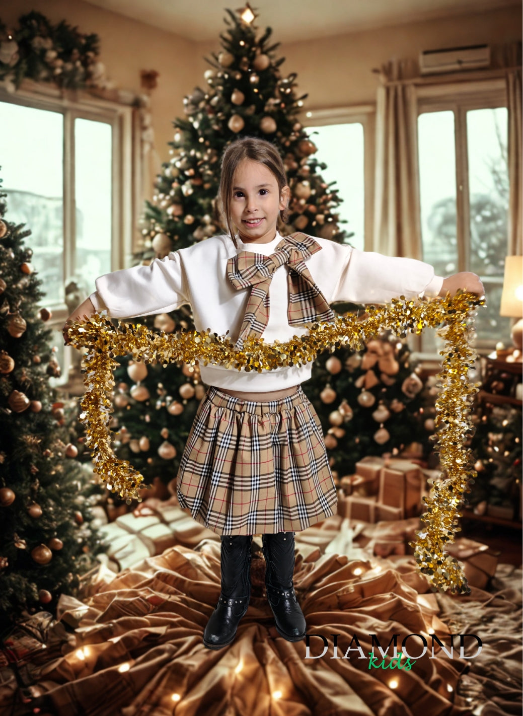 Completo Bambina Burb beige