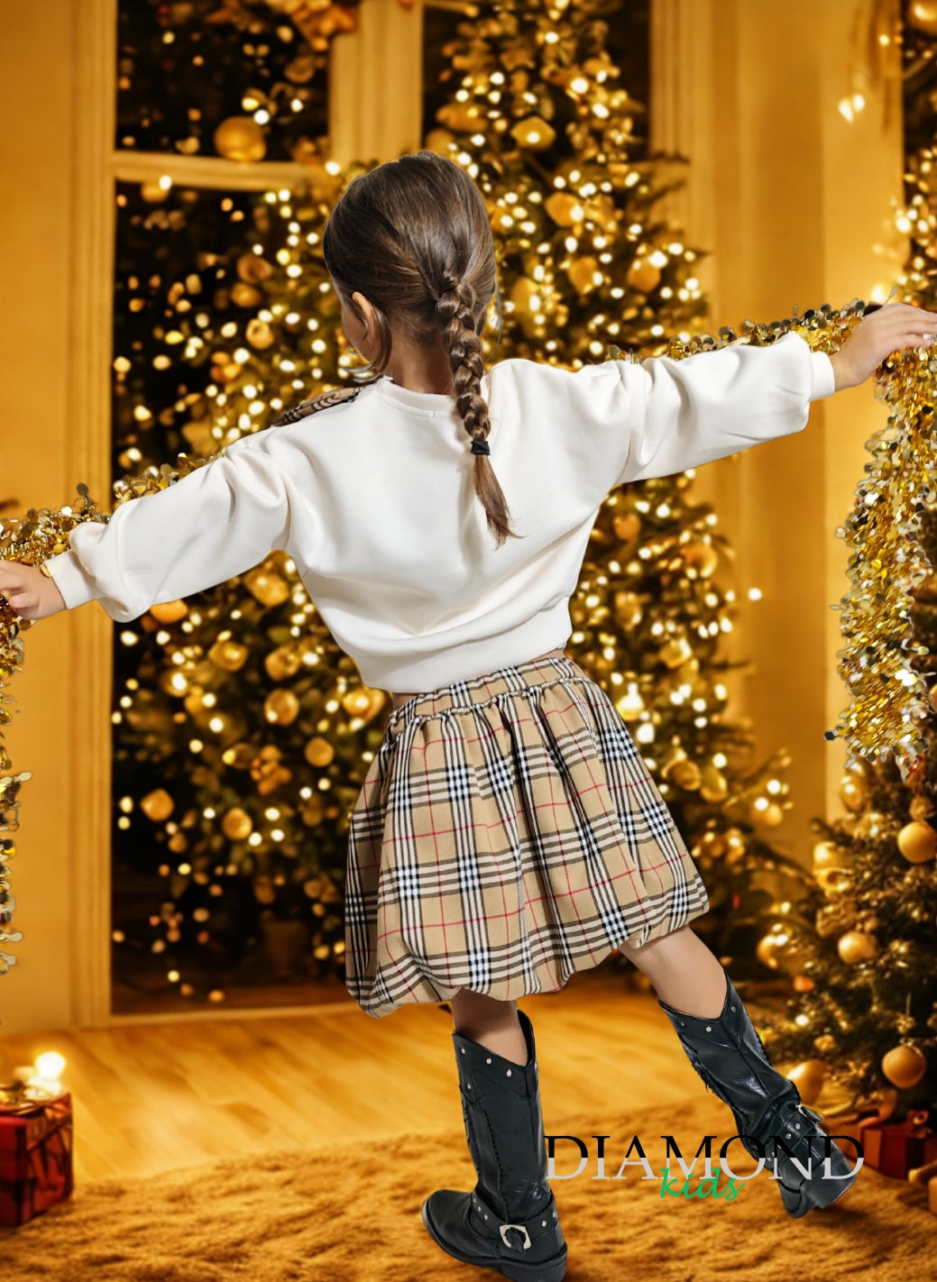 Completo Bambina Burb beige