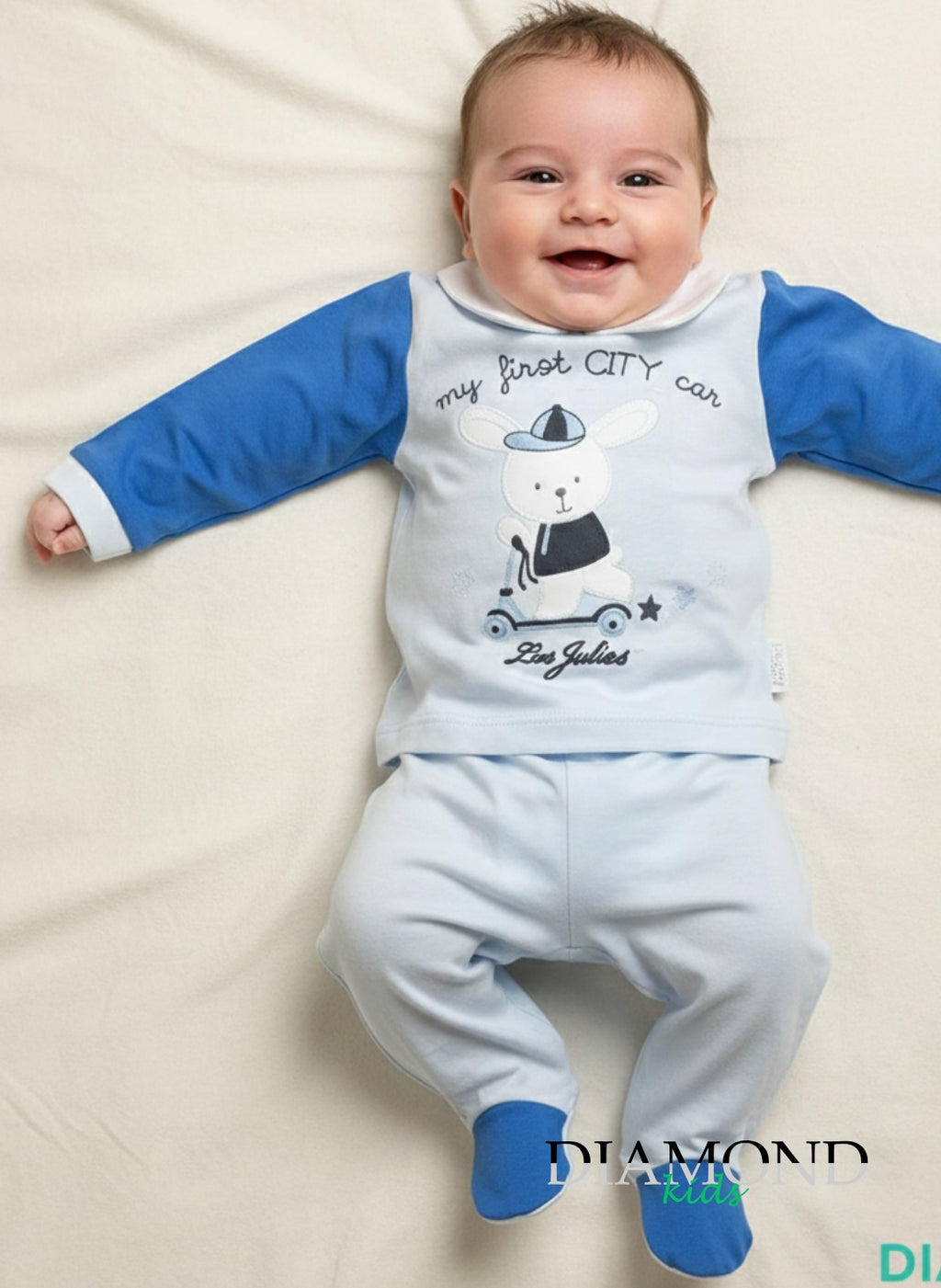 Complete Newborn City Car Les Jolies sky