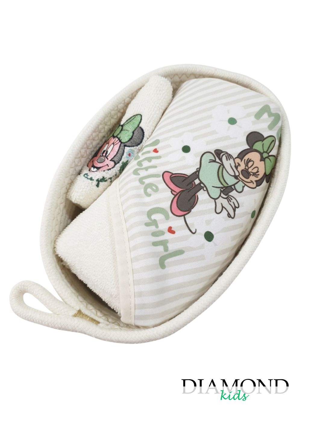 Kit Bagnetto Ellepi Disney Minnie beige verde