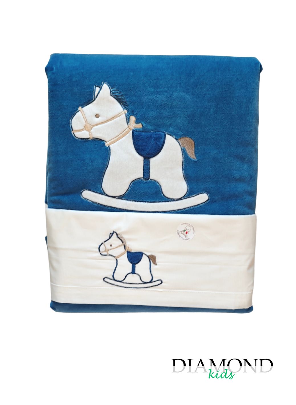 Set Navicella Cavallo a dondolo blu