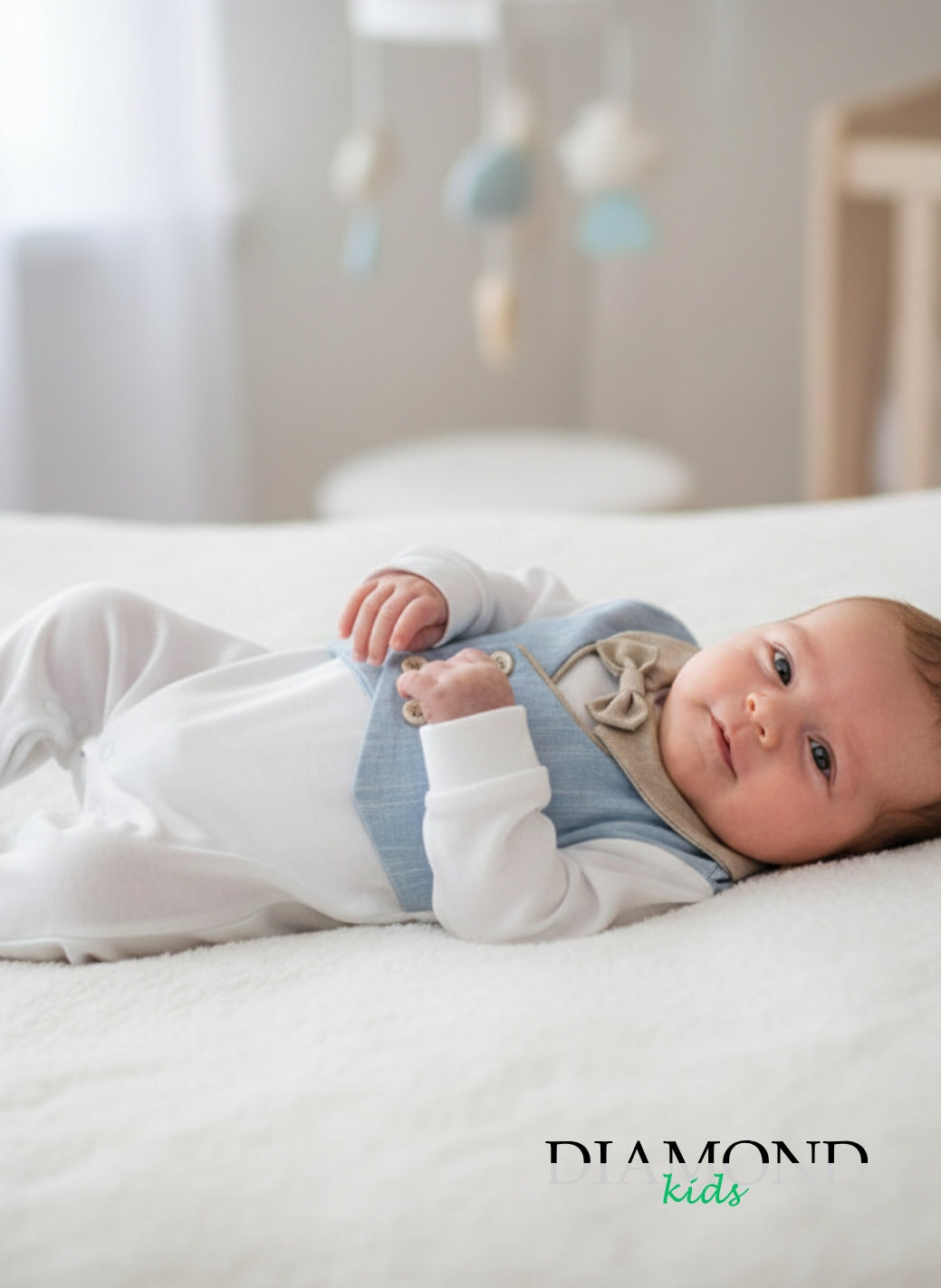 Tutina Neonato Nazareno Gabrielli Panciotto bianca