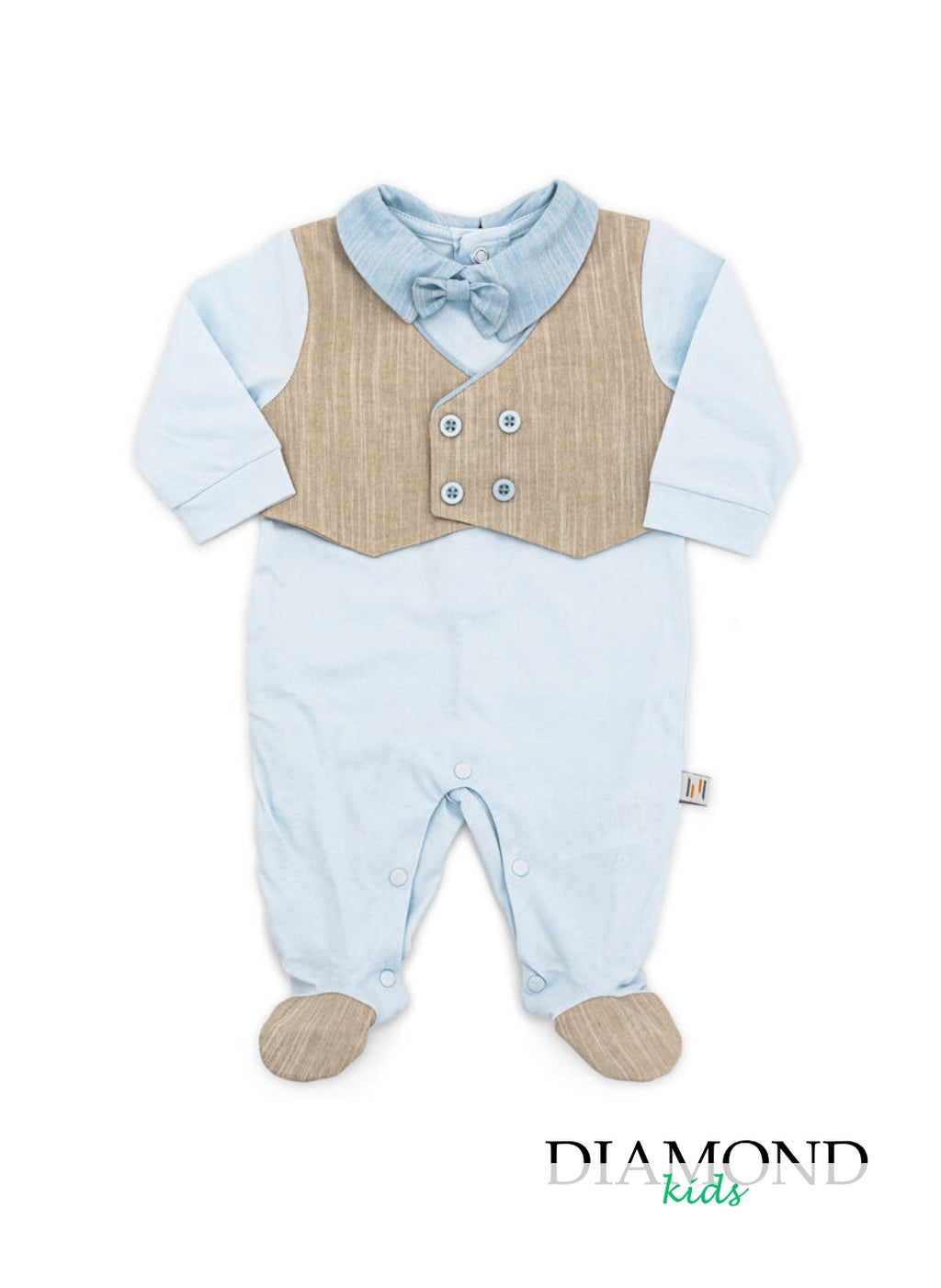 Tutina Neonato Nazareno Gabrielli Panciotto celeste
