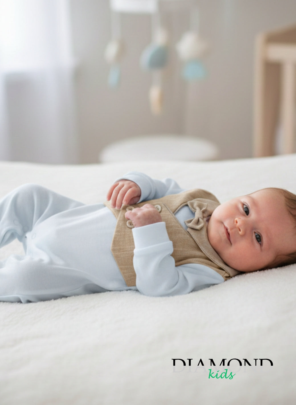 Tutina Neonato Nazareno Gabrielli Panciotto celeste