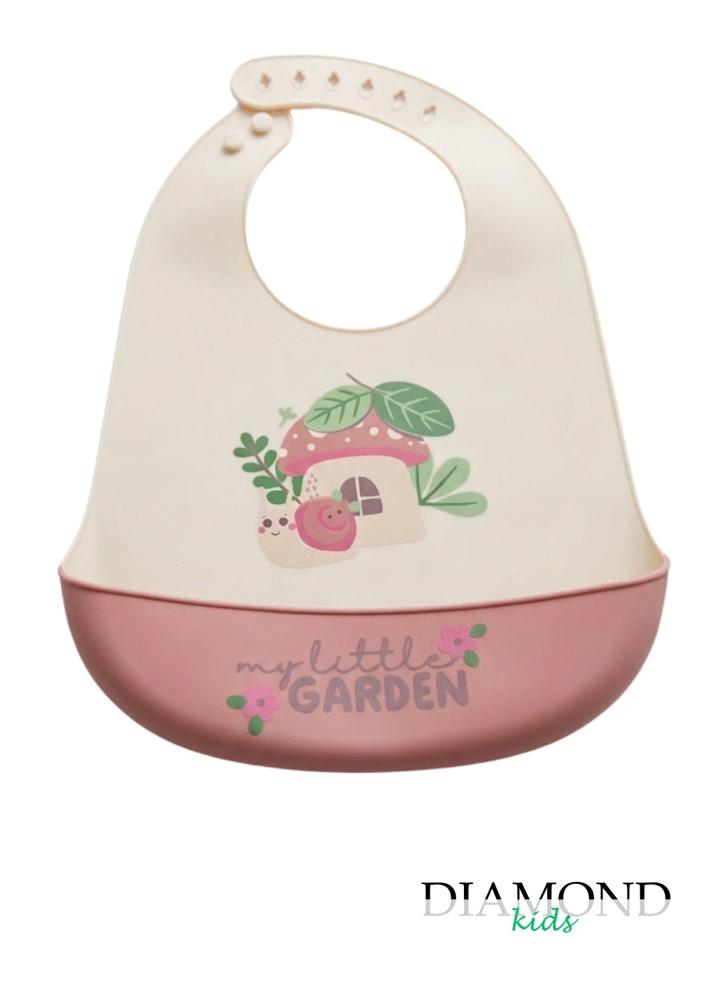 Bavetta Neonato Ellepi silicone Fungo beige