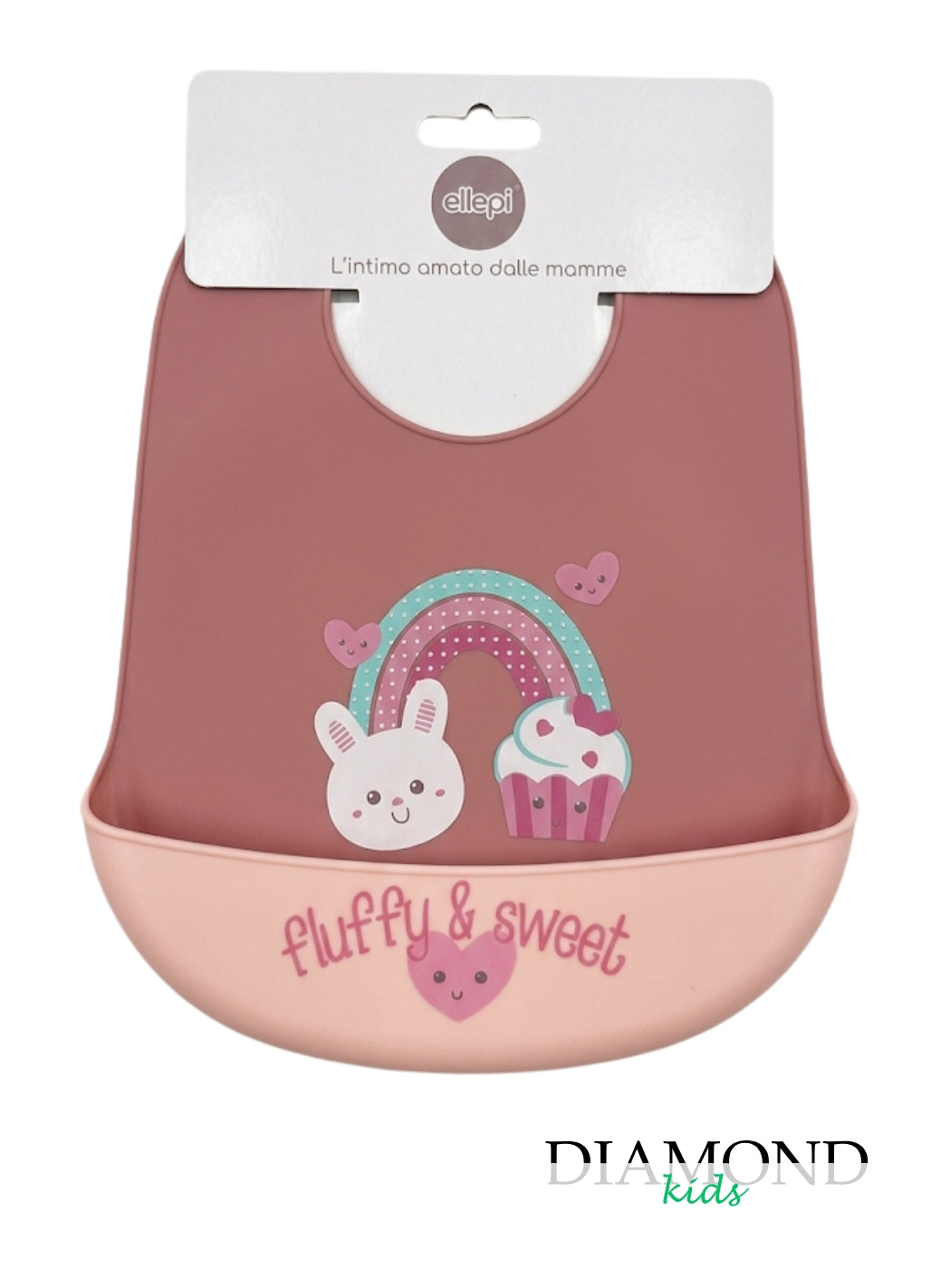 Bavetta Neonato Ellepi silicone Cipolla Fluffy