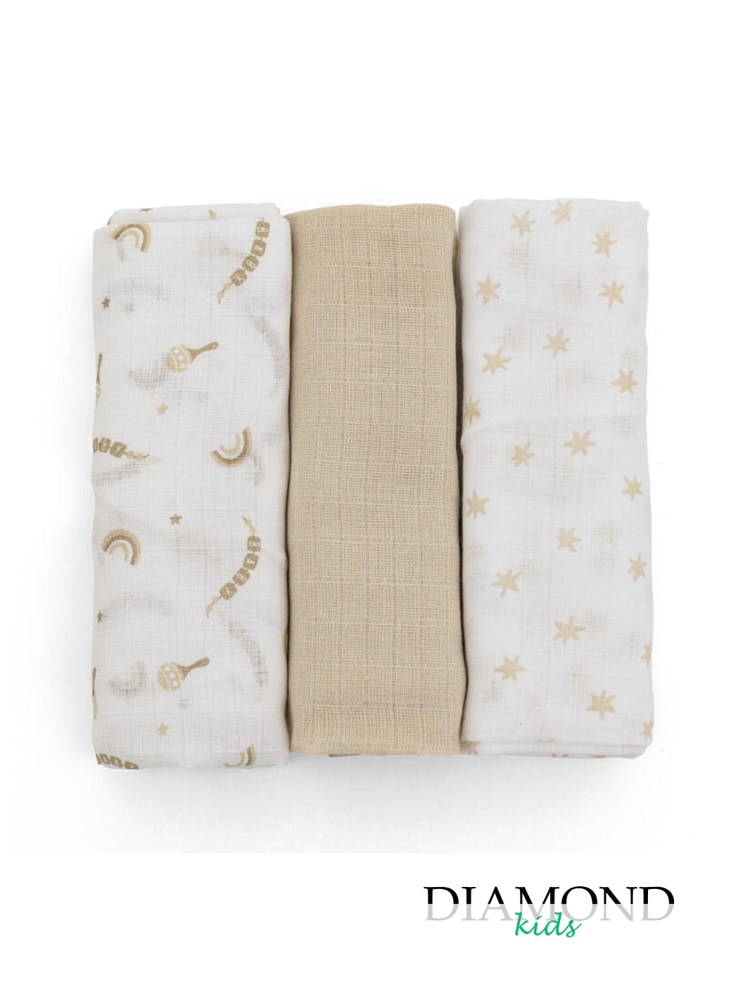 Set Mussole Neonato Ellepi beige