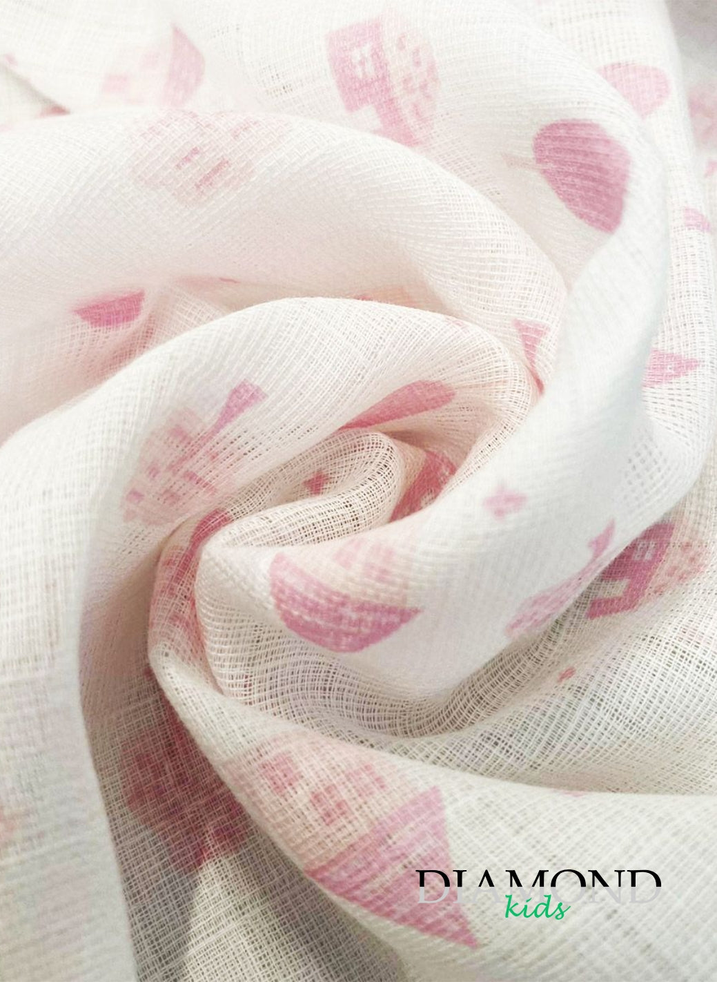 Set Mussole Neonato Ellepi rosa