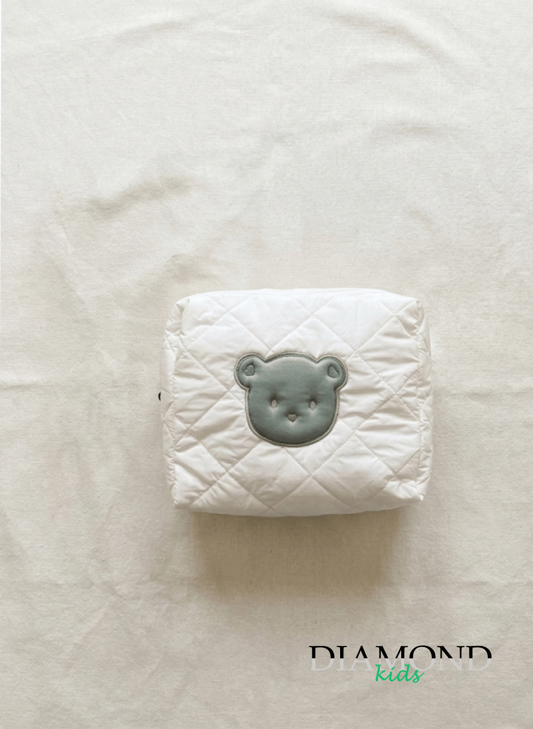 Pochette Pannolini Irge orsetto verde bianco