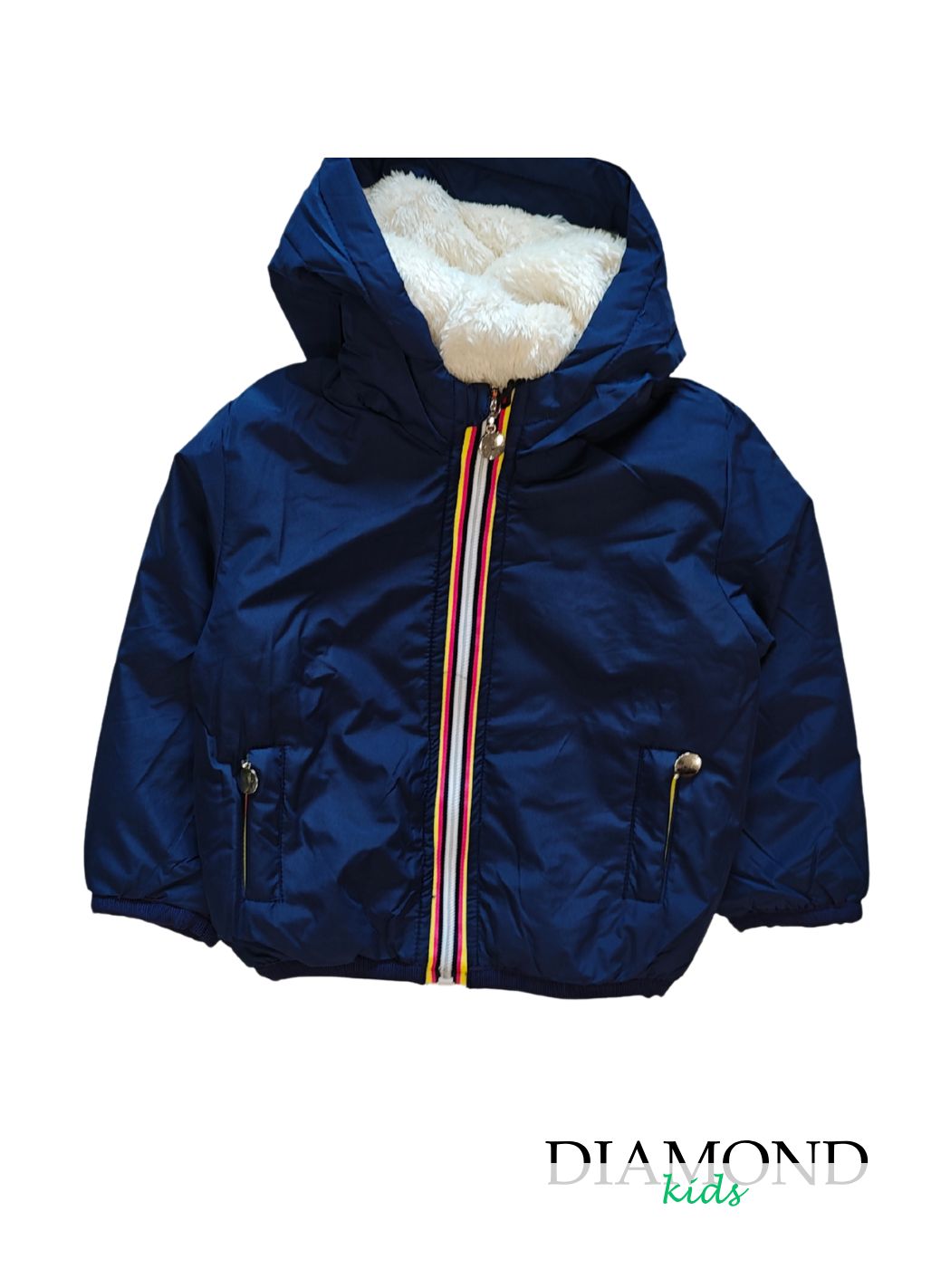 Giubbino Neonata Orsetto blu