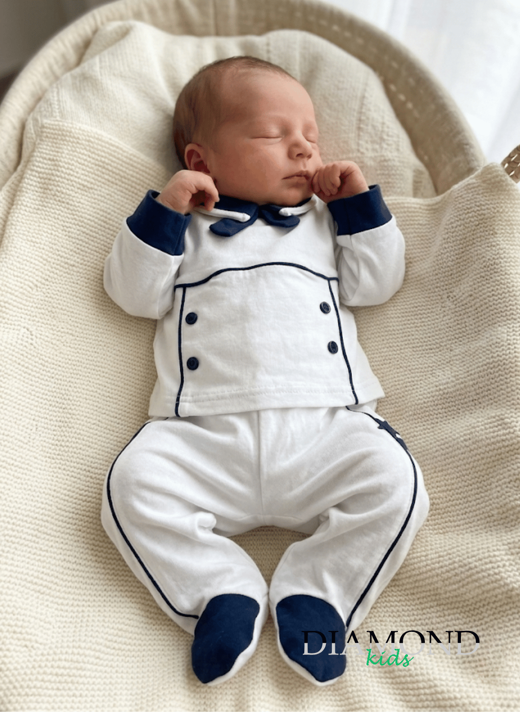 Clinico Neonato Preziosini Star bianco blu