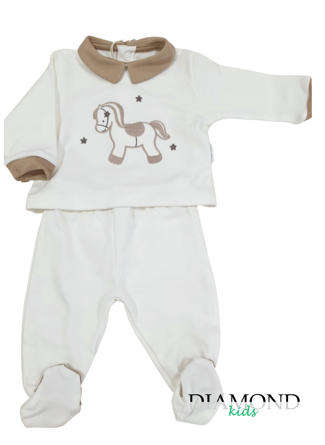 Clinico Neonato Les Jolies cavallo a dondolo unisex bianco
