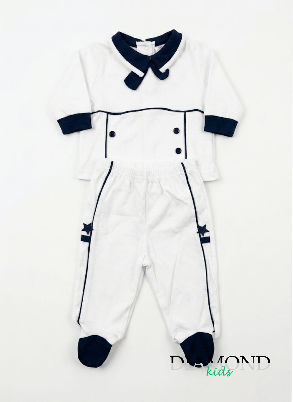 Clinico Neonato Preziosini Star bianco blu